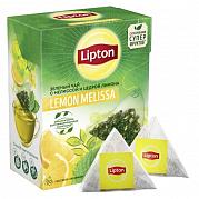 Чай в пакетиках Lipton Пирамидки Lemon Melissa (зеленый), 20 пак.*1,6 гр