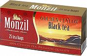 Чай в пакетиках Monzil в картонной коробке, 25 пак.*2 гр