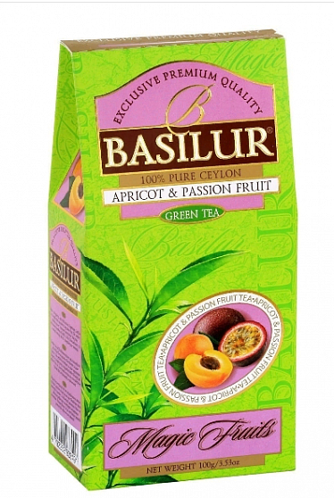Чай зеленый Basilur Волшебные фрукты Абрикос и маракуйя, 100 гр