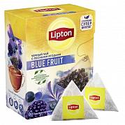 Чай в пакетиках Lipton Пирамидки Blue Fruit Tea (лесные ягоды), 20 пак.*1,8 гр