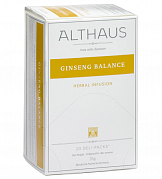 Чай травяной в пакетиках Althaus Ginseng Balance, 20 шт