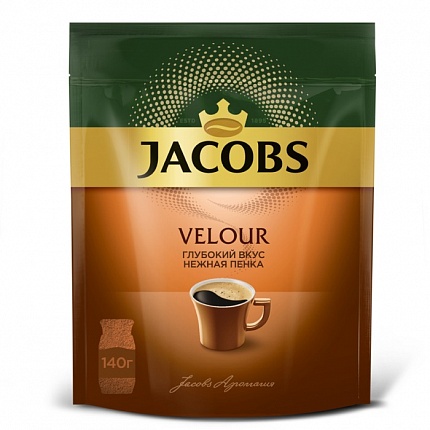 Кофе растворимый Jacobs Велюр, 140 гр