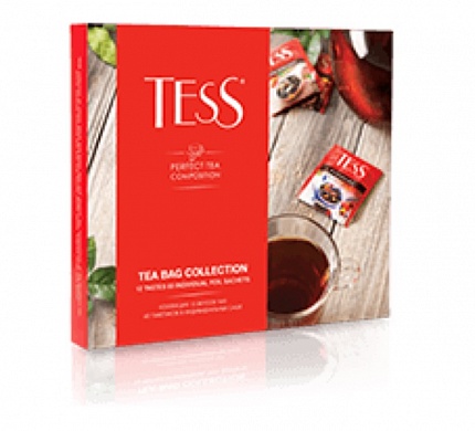 Чай ассорти Tess Промо Набор чая и чайных напитков 12 видов,102 гр