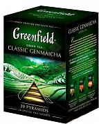 Чай в пакетиках Greenfield Пирамидки Classic Genmaicha, 20 пак.*1,8 гр