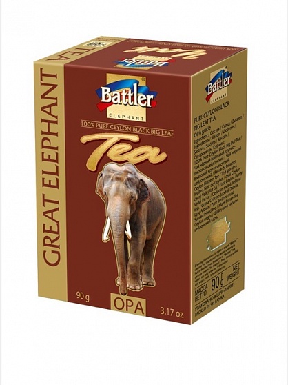Чай черный Battler Великий Слон, 90 гр