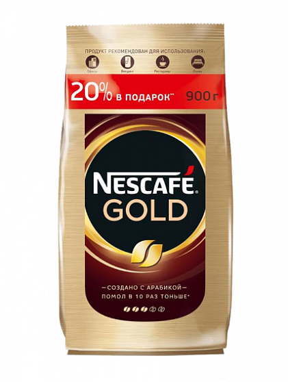 Кофе растворимый Nescafe Gold, 900 гр