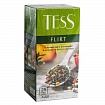 Чай в пакетиках Tess Флирт Грин клубника, персик, 25 пак.*1,5 гр
