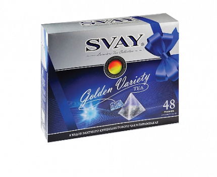 Чай в пакетиках Svay Golden Variety, 48 пак.*2,5 гр