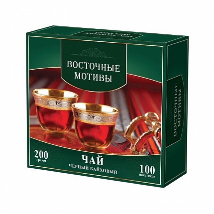 Чай в пакетиках Восточные мотивы, 100 пак.*2 гр