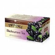 Чай в пакетиках Twinings с ароматом и кусочками черной смородины, 25 пак.*2 гр