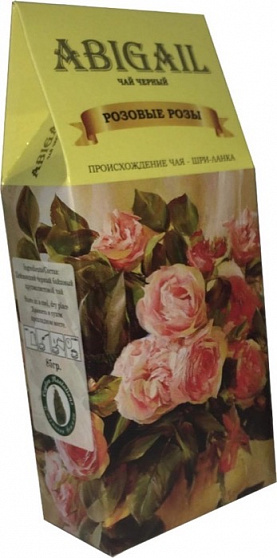 Чай черный Abigail Домик Розовые розы, 85 гр