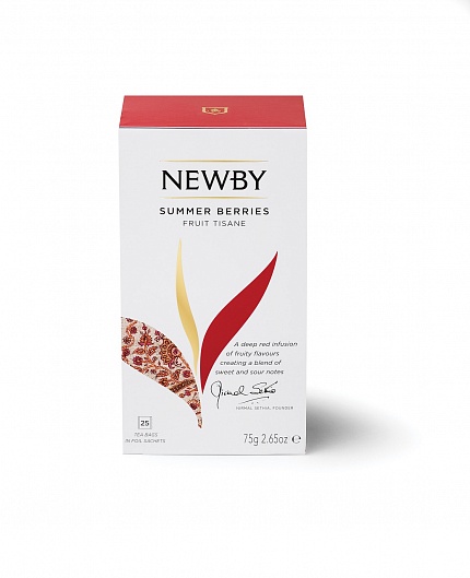 Чай фруктовый в пакетиках Newby Летние Ягоды, 25 шт