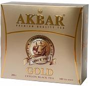 Чай черный Akbar Золотой, 100 пак.*2 гр