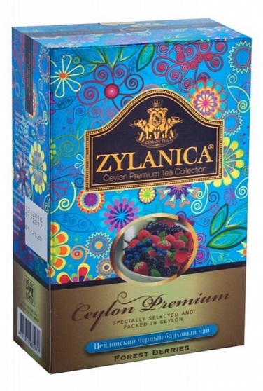 Чай черный Zylanica Ceylon Premium Collection Лесные ягоды, 100 гр