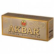 Чай в пакетиках Akbar Золотой, 25 пак*2 гр
