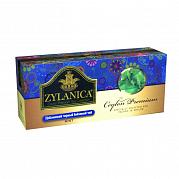 Чай черный в пакетиках Zylanica Ceylon Premium Collection с Мятой, 25 пак.*2 гр