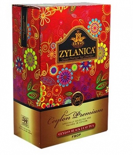 Чай черный Zylanica Ceylon Premium Collection Английский завтрак FBOP, 200 гр