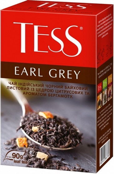 Чай черный Tess Эрл Грей, 100 гр