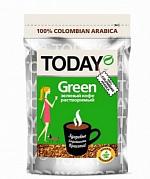 Кофе растворимый Today Green с зеленым кофе, 75 гр