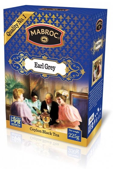 Чай черный Mabrok Английское чаепитие Эрл Грей, 225 гр
