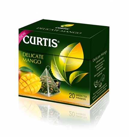 Чай в пакетиках Curtis Summer Delicate Mango, 20 пак.*1,8 гр