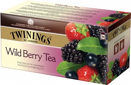 Чай в пакетиках Twinings Лесные ягоды, 25 пак.*2 гр
