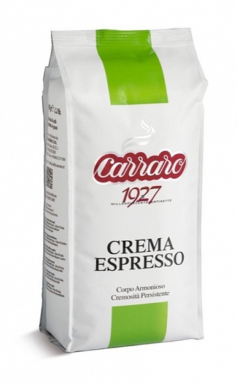 Кофе в зернах Carraro Крема Эспрессо, 1 кг