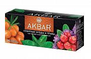Чай в пакетиках Akbar Северные ягоды и травы, 25 пак.*1,5 гр