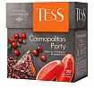 Чай в пакетиках Tess Пирамидки Cosmopolitan Part (шиповник, клюква), 20 пак.*1,8 гр