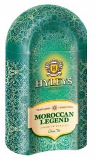 Чай зеленый Hyleys Марокканская легенда с мятой и апельсином, 100 гр