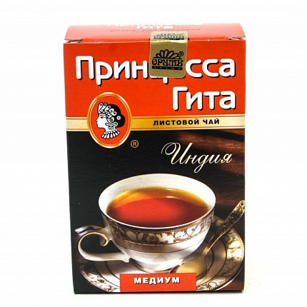 Чай черный Принцесса Гита Медиум лист, 100 гр