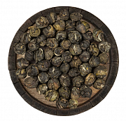 Чай зеленый листовой Gutenberg Хуа Лун Чжу (Жасминовая жемчужина дракона), 100 гр
