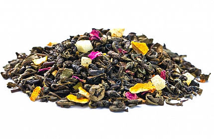 Чай зеленый листовой ароматизированный Gutenberg Золото Падишаха, 100 гр