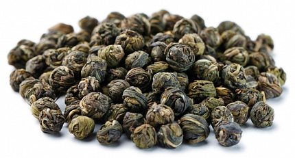 Чай зеленый листовой элитный Gutenberg Хуа Лун Чжу (Жасминовая Жемчужина Дракона), 100 гр