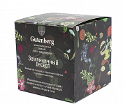 Чай зеленый в пакетиках Gutenberg Земляничный десерт, 12 шт