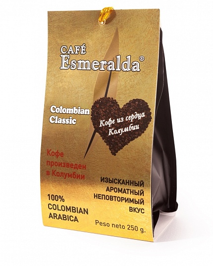 Кофе молотый Esmeralda Colombian Classik Espresso, 250 гр