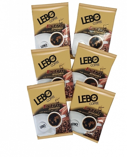Кофе молотый Lebo Extra для турки, 100 гр