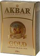 Чай черный Akbar Золотой FBOP с вложением, 100 гр