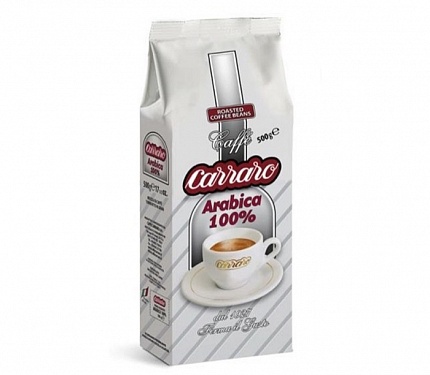 Кофе в зернах Carraro Арабика, 500 гр