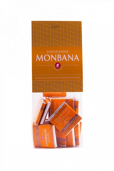 Молочный шоколад Monbana Капучино, 20 плиточек