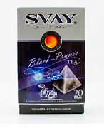 Чай в пакетиках Svay Black Prunes с черносливом, 20 пак.*2,5 гр