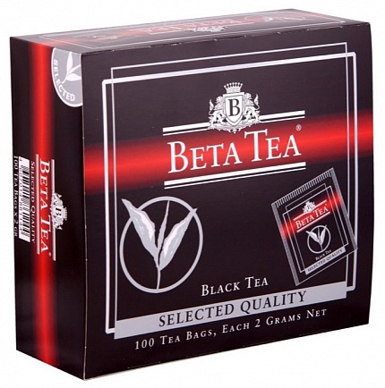 Чай в пакетиках Beta Tea Отборное качество, 100 пак.*2 гр