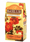 Чай черный Basilur Волшебные фрукты Малина и шиповник, 100 гр