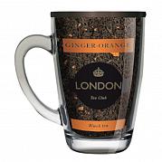 Чай черный London Tea Club в кружке байховый Имбирь-Апельсин, 70 гр