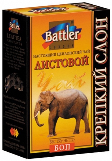 Чай черный Battler Крепкий Слон, 250 гр