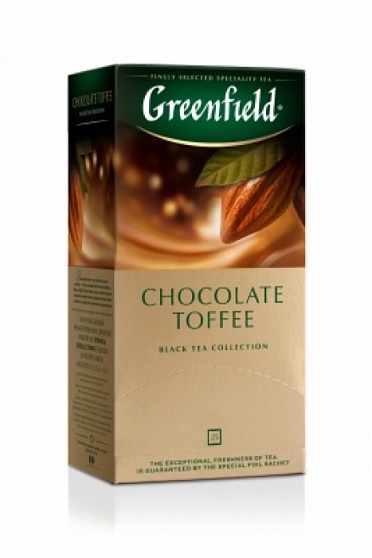 Чай в пакетиках Greenfield Chocolate Toffee, 25 пак.*1,5 гр