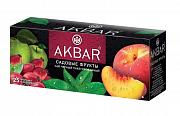 Чай в пакетиках Akbar Садовые фрукты, 25 пак.*1,5 гр