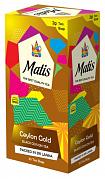 Чай в пакетиках Matis Золото Цейлона, 25 пак.*2 гр