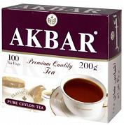Чай в пакетиках Akbar Классическая Серия, 100 пак.*2 гр