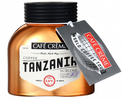 Кофе растворимый Cafe Creme Tanzania, 100 гр